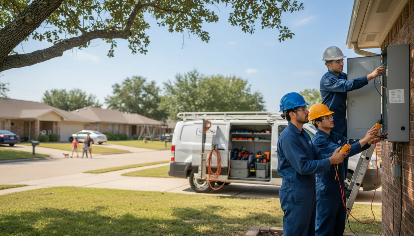 Certified electrician providing emergency electrical services in Coffeeville, MS